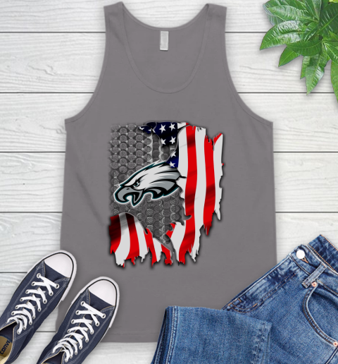 Philadelphia Eagles NFL Football American Flag Tank Top 6