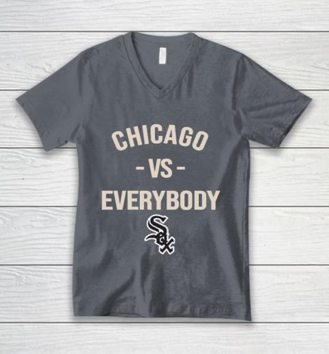Chicago White Sox Vs Everybody V-Neck T-Shirt 4