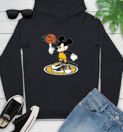 NBA Basketball Indiana Pacers Cheerful Mickey Disney Shirt Youth Hoodie