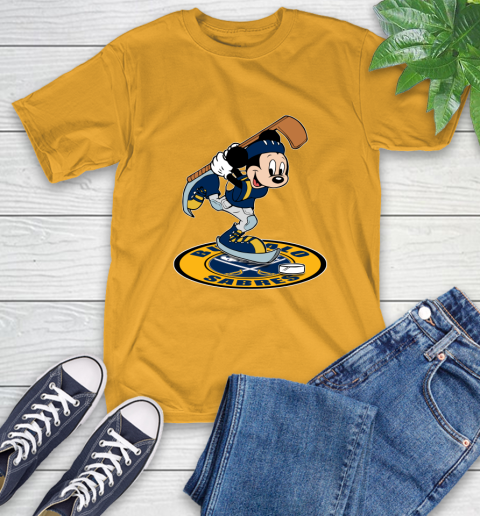 NHL Hockey Buffalo Sabres Cheerful Mickey Disney Shirt T-Shirt 4 NHL Hockey Buffalo Sabres Cheerful Mickey Disney Shirt T-Shirt - Image 4