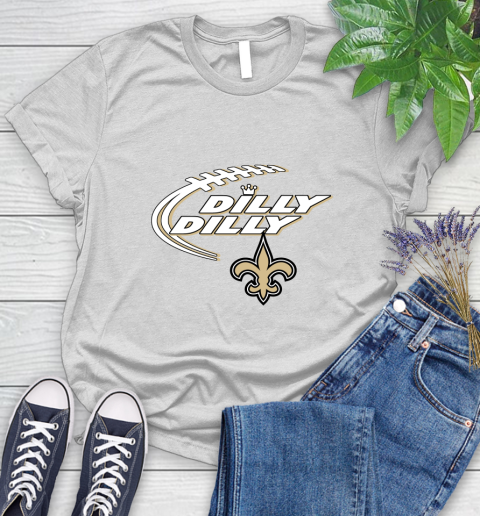 NFL New Orleans Saints Dilly Dilly Football Sports Women's T-Shirt