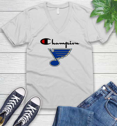 NHL Hockey St.Louis Blues Champion Shirt V-Neck T-Shirt