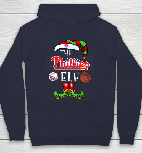 Philadelphia Phillies Christmas ELF Funny MLB Hoodie 2