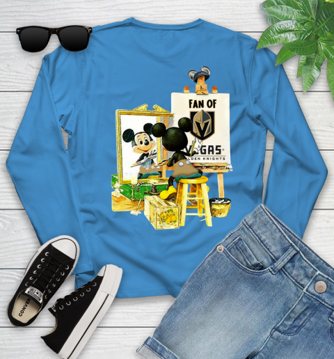 NHL Hockey Vegas Golden Knights Mickey Drawing Shirt 119