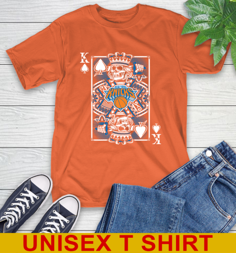 New York Knicks NBA Basketball The King Of Spades Death Cards Shirt T-Shirt 4