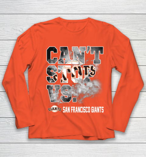 MLB San Francisco Giants Baseball Can't Stop Vs Giants Youth Long Sleeve 3