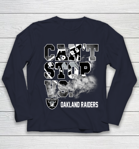 NFL Oakland Raiders Can't Stop Vs Youth Long Sleeve 2