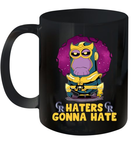 MLB Baseball Colorado Rockies Haters Gonna Hate Thanos Minion Marvel Shirt Ceramic Mug 11oz 2