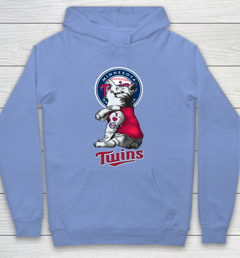 MLB Baseball My Cat Loves Minnesota Twins Hoodie 8