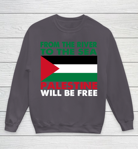 From The River To The Sea Palestine Will Be Free Youth Sweatshirt 5