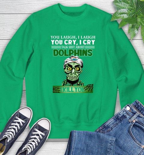 NFL Talk Shit About Miami Dolphins I Kill You Achmed The Dead Terrorist Jeffrey Dunham Football Sweatshirt 7