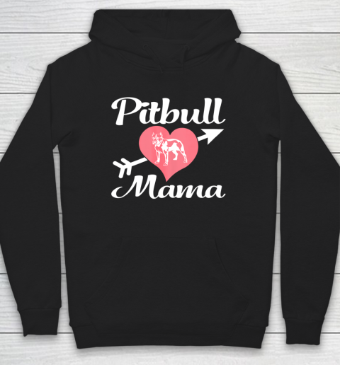 Dog Mom Shirt Pitbull Mama Shirt Pit bull Lover Owner Gifts Dog Pittie Mom (2) Hoodie