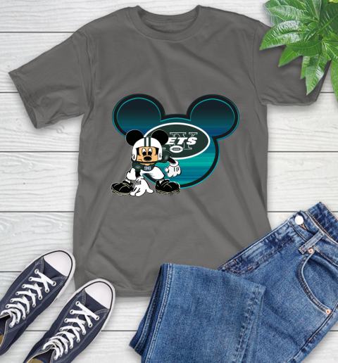 NFL New York Jets Mickey Mouse Disney Football T Shirt T-Shirt 9
