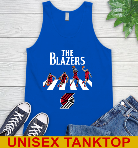 NBA Basketball Portland Trail Blazers The Beatles Rock Band Shirt Tank Top 4