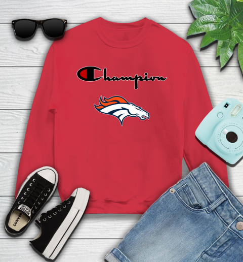 NFL Football Denver Broncos Champion Shirt Youth Sweatshirt 5