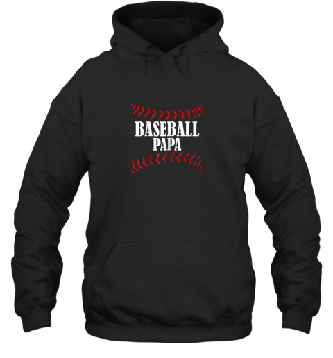 Baseball Papa Shirt Baseball Grandpa Grandfather Hoodie