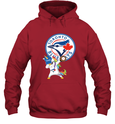 Hip Hop Dabbing Unicorn Flippin Love Toronto Blue Jays Hoodie