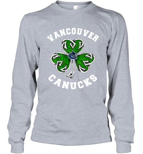 NHL Vancouver Canucks Hockey Dabbing Four Leaf Clover St. Patrick's Day  Shirt - Freedomdesign