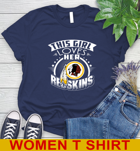Washington Redskins NFL Football This Girl Loves Her Team 96
