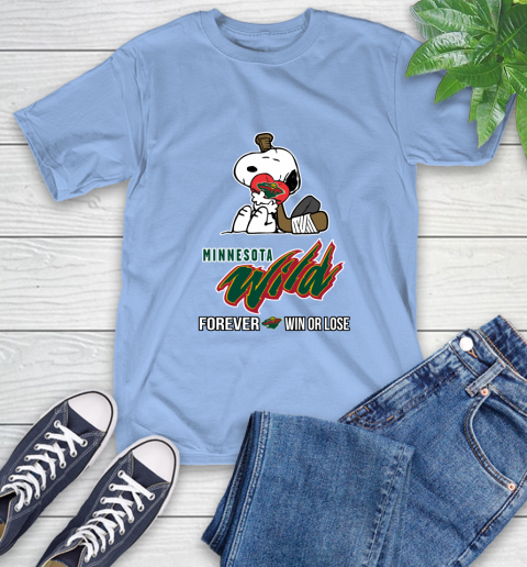NHL The Peanuts Movie Snoopy Forever Win Or Lose Hockey Minnesota Wild 11