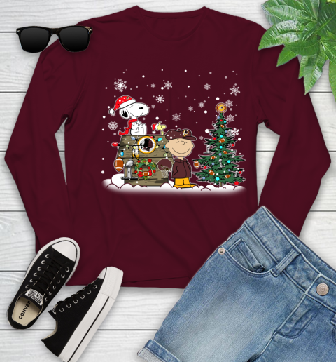 NFL Washington Redskins Snoopy Charlie Brown Christmas Football Super Bowl Sports Youth Long Sleeve 6