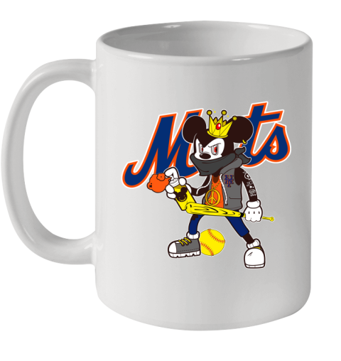 New York Mets MLB Baseball Mickey Peace Sign Sports Ceramic Mug 11oz