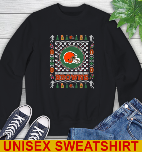Cleveland Browns Merry Christmas NFL Football Loyal Fan Sweatshirt