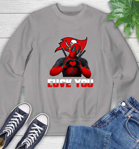 NHL Tampa Bay Buccaneers Deadpool Love You Fuck You Football Sports Sweatshirt 5