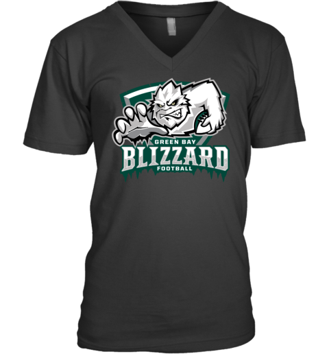 Green Bay Blizzard season V-Neck T-Shirt