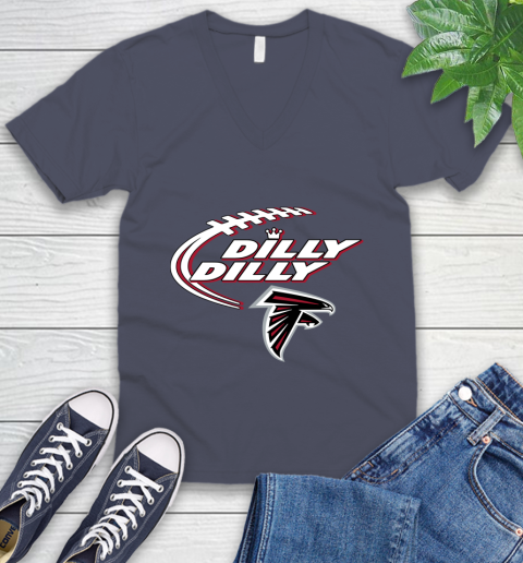 NFL Atlanta Falcons Dilly Dilly Football Sports V-Neck T-Shirt 9