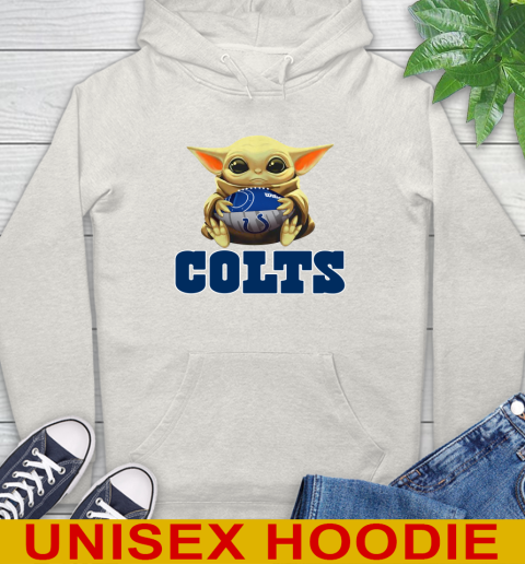 NFL Football Indianapolis Colts Baby Yoda Star Wars Shirt Hoodie 12
