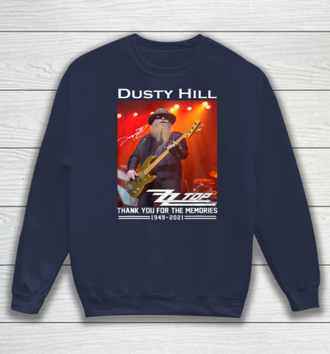 Dusty Hill Thank You For Memories Sweatshirt 2