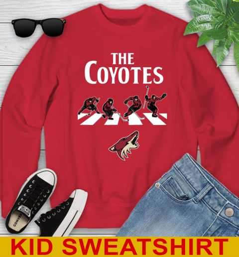 NHL Hockey Arizona Coyotes The Beatles Rock Band Shirt Youth Sweatshirt 7
