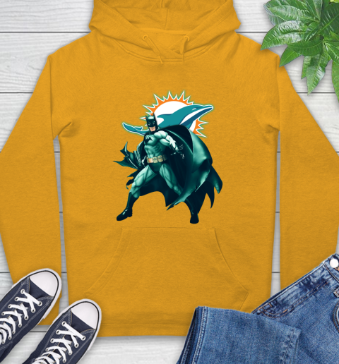 NFL Batman Football Sports Miami Dolphins Hoodie 3
