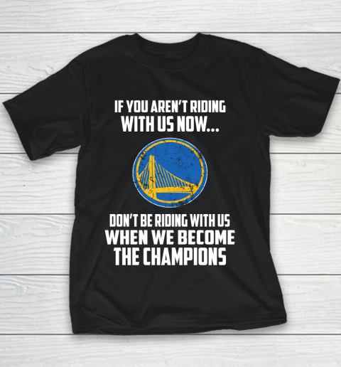 NBA Golden State Warriors Basketball We Become The Champions Youth T-Shirt