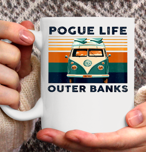 Pogue Life Outer Banks Retro Vintage Ceramic Mug 11oz