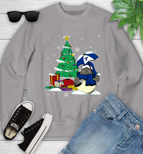 St.Louis Blues NHL Hockey Cute Tonari No Totoro Christmas Sports (1) Youth Sweatshirt 3