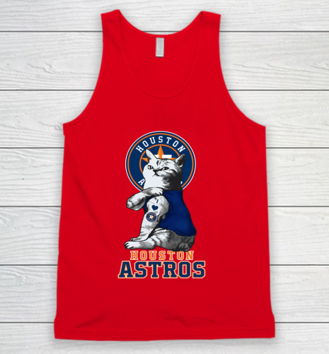 MLB Baseball My Cat Loves Houston Astros Tank Top 5