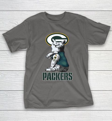 NFL Football My Cat Loves Green Bay Packers T Shirt Tee For Sports
