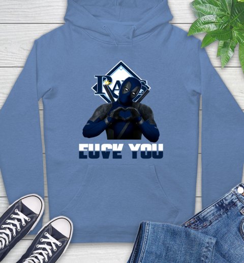 MLB Tampa Bay Rays Deadpool Love You Fuck You Baseball Sports Hoodie 11