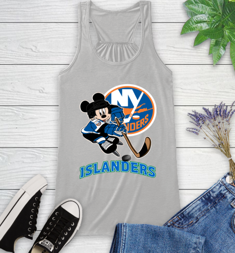 NHL New York Islanders Mickey Mouse Disney Hockey T Shirt Racerback Tank