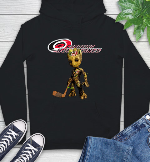 Carolina Hurricanes NHL Hockey Groot Marvel Guardians Of The Galaxy Hoodie 2