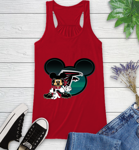 NFL Atlanta Falcons Mickey Mouse Disney Football T Shirt Racerback Tank 6