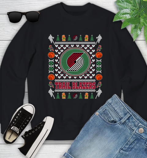 Portland Trail Blazers Merry Christmas NBA Basketball Loyal Fan Ugly Shirt 263