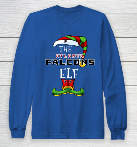 Atlanta Falcons Christmas ELF Funny NFL Long Sleeve T-Shirt 7 Atlanta Falcons Christmas ELF Funny NFL Long Sleeve T-Shirt - Image 7