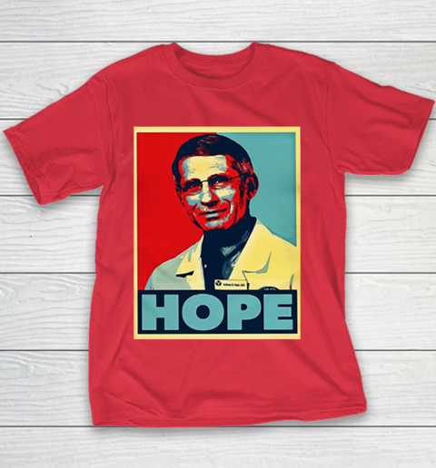 Dr Anthony Fauci Hope Youth T-Shirt 9