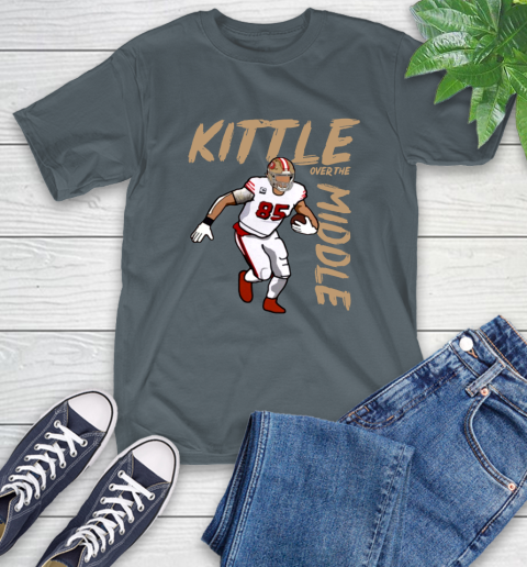 George Kittle Kittle Over the Middle San Francisco Shirt 7