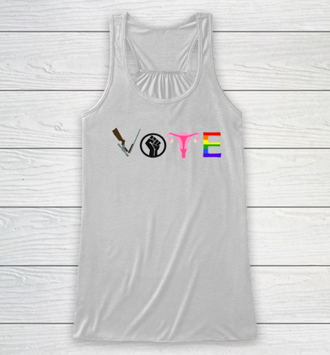 Vote Election Shirt Blm Pro Choice Gun Reform Lgbtq Racerback Tank
