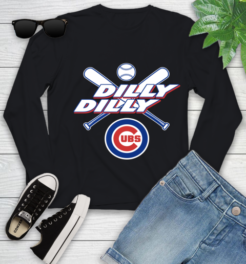 MLB Chicago Cubs Dilly Dilly Baseball Sports Youth Long Sleeve 2