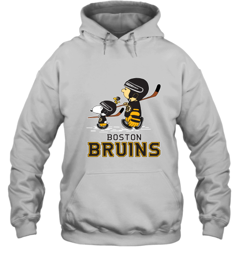 Let's Play Bostons Bruins Ice Hockey Snoopy NHL Hoodie